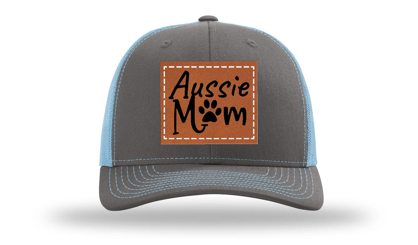 Aussie Mom Leather Patch Richardson 112 Hat