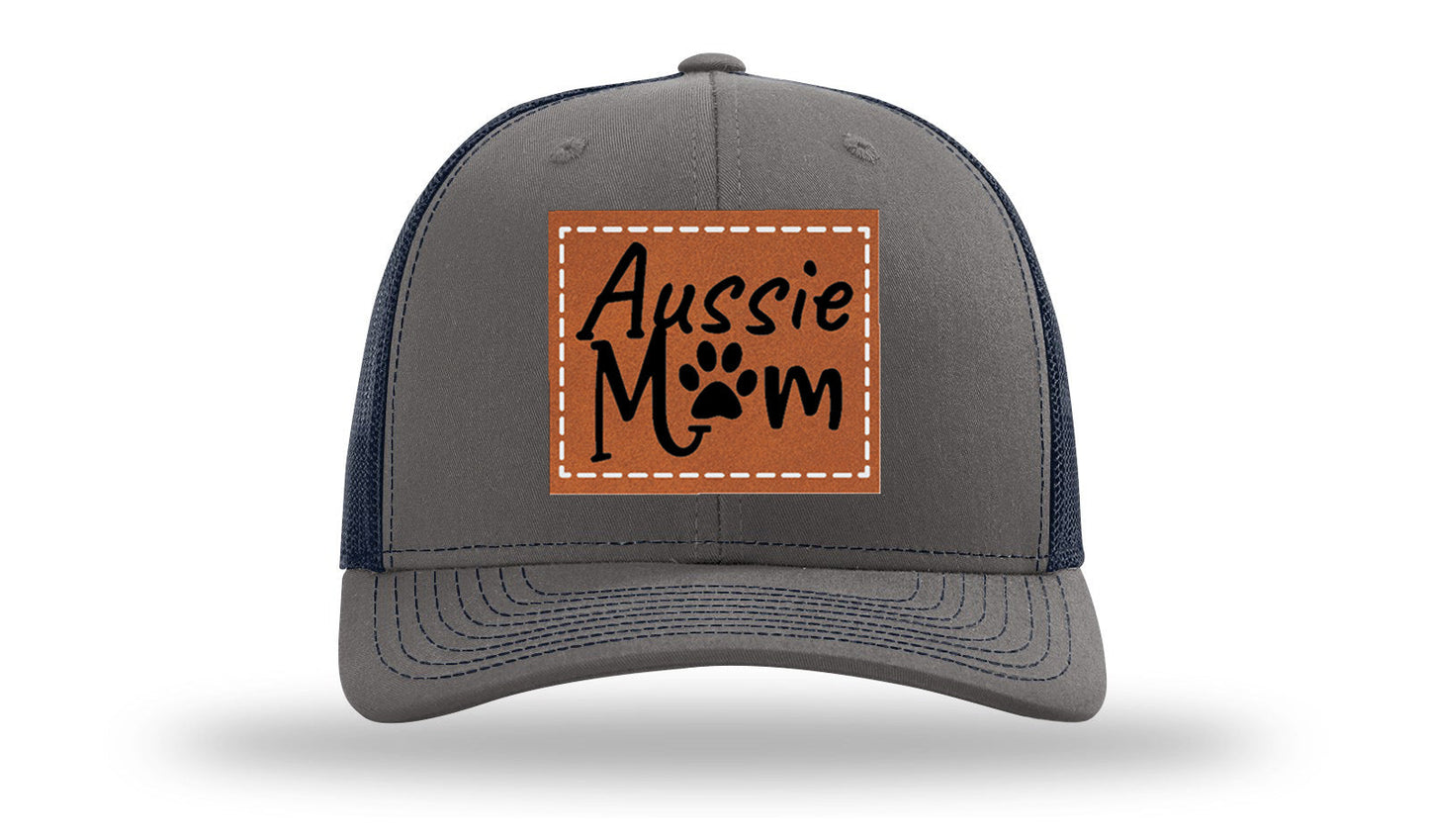 Aussie Mom Leather Patch Richardson 112 Hat