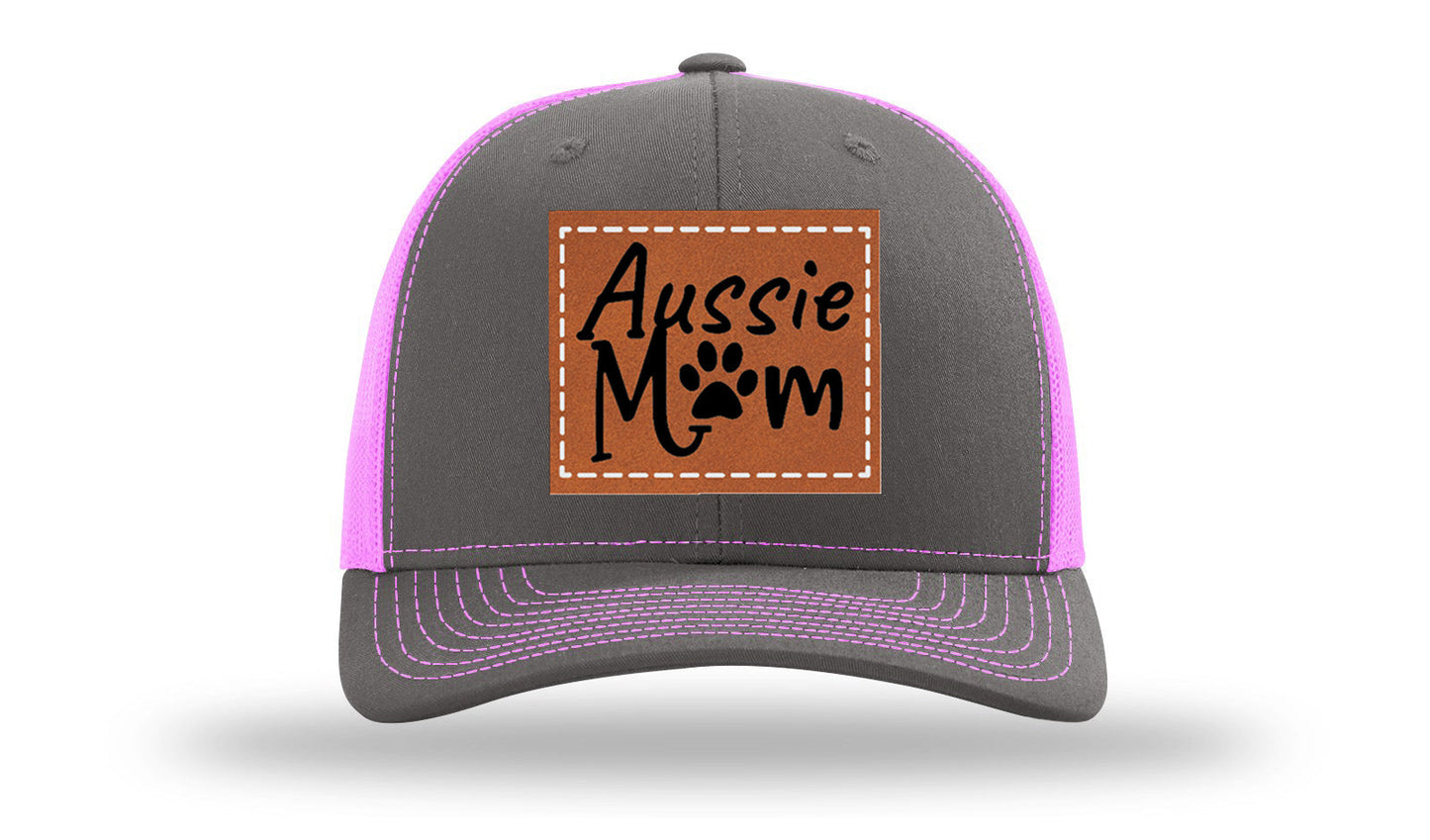 Aussie Mom Leather Patch Richardson 112 Hat
