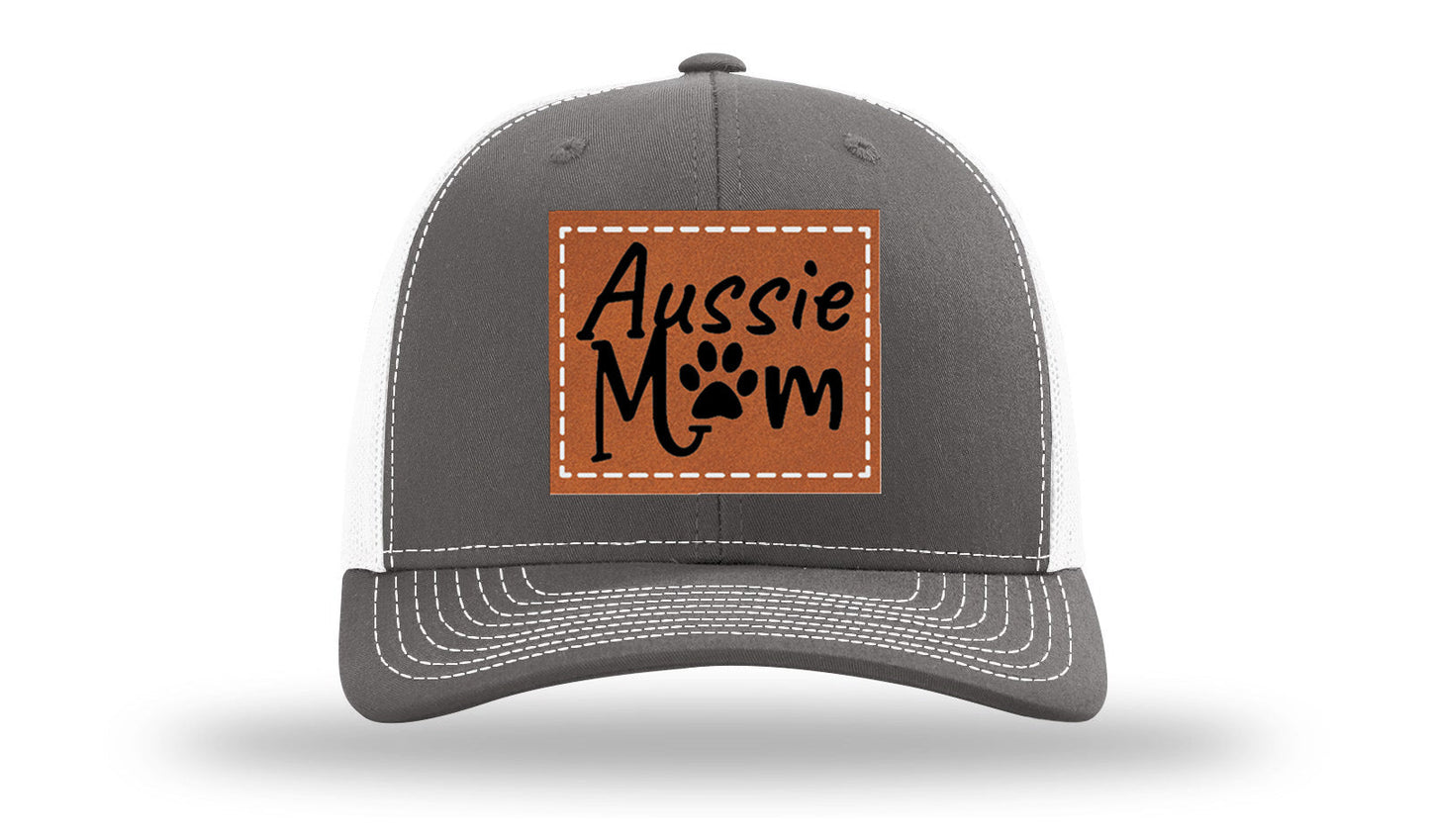 Aussie Mom Leather Patch Richardson 112 Hat