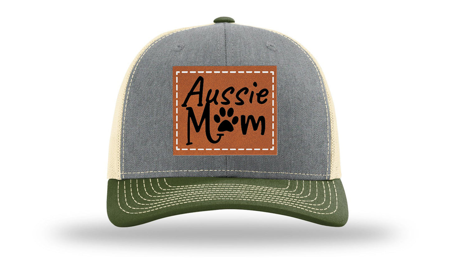 Aussie Mom Leather Patch Richardson 112 Hat