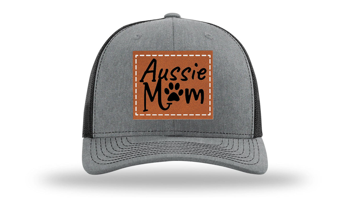 Aussie Mom Leather Patch Richardson 112 Hat