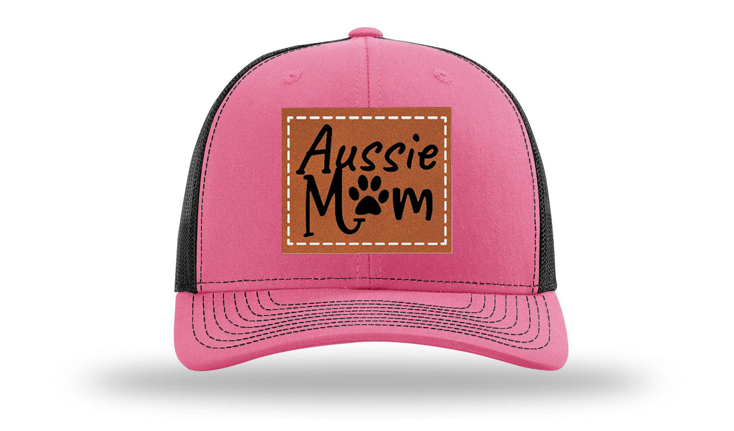 Aussie Mom Leather Patch Richardson 112 Hat