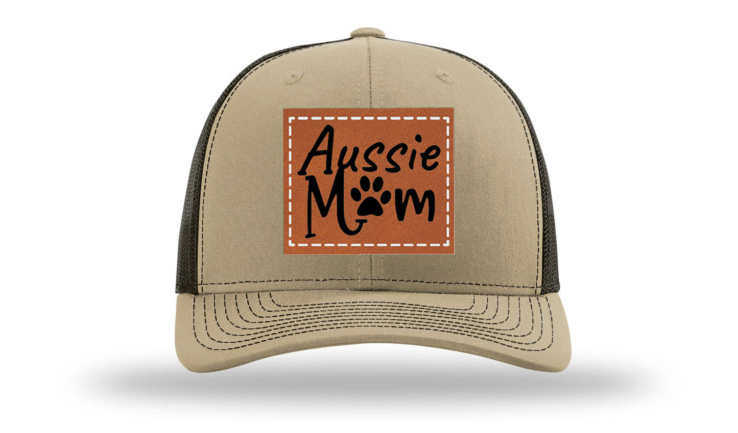 Aussie Mom Leather Patch Richardson 112 Hat