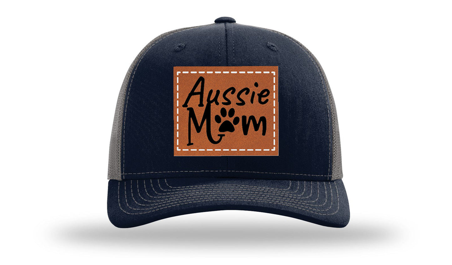 Aussie Mom Leather Patch Richardson 112 Hat