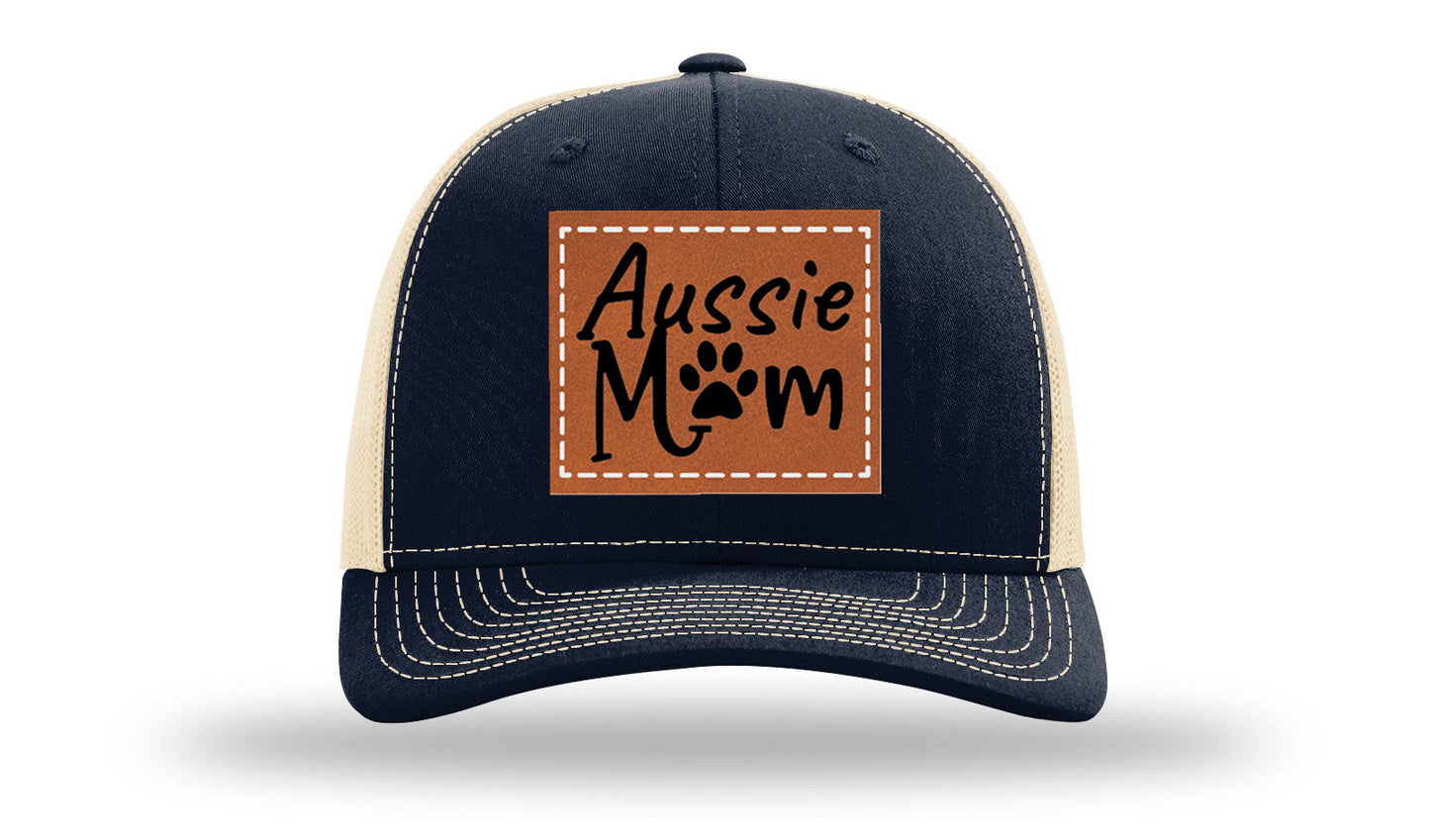 Aussie Mom Leather Patch Richardson 112 Hat