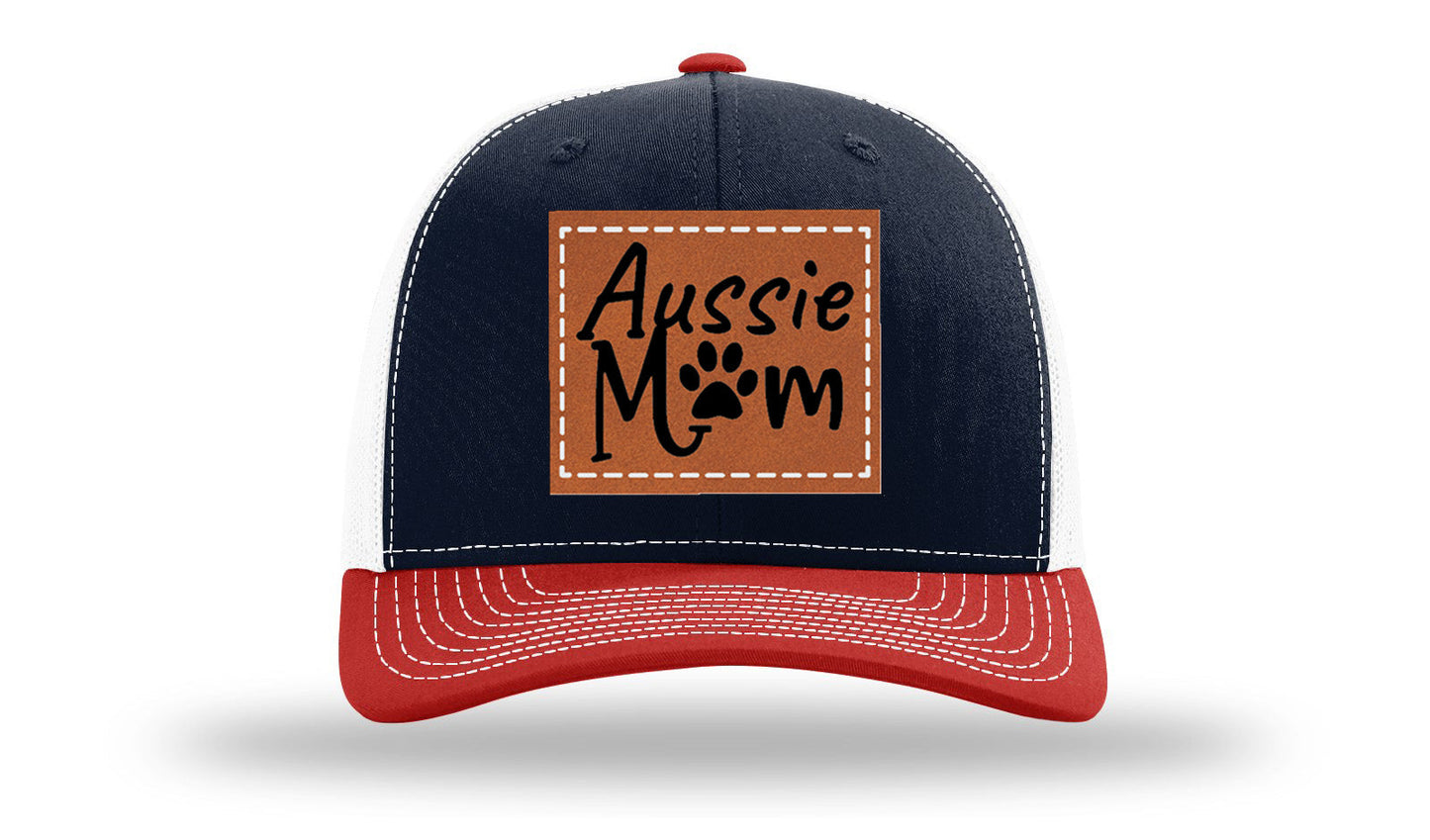 Aussie Mom Leather Patch Richardson 112 Hat
