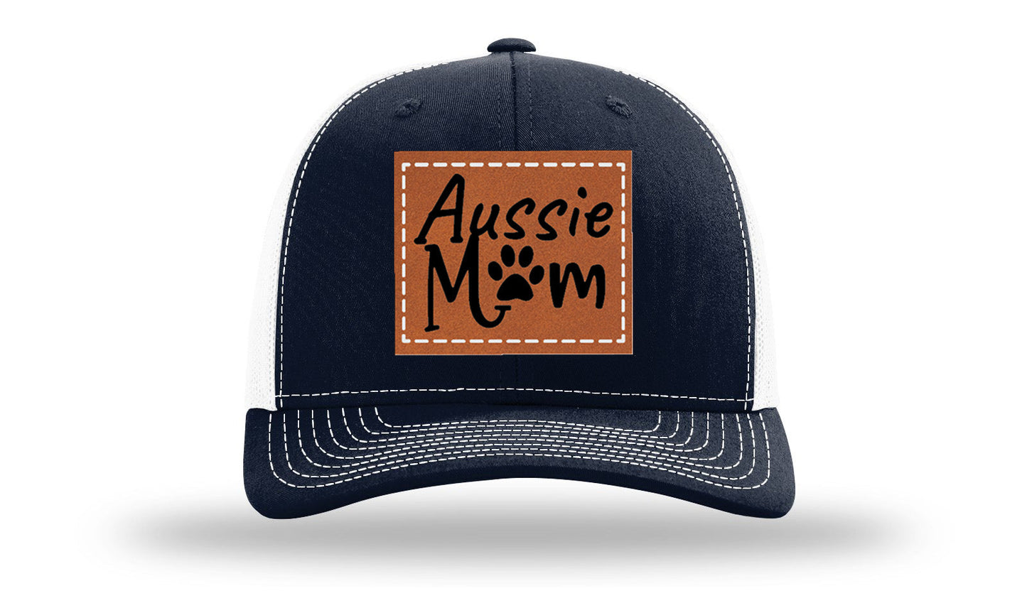 Aussie Mom Leather Patch Richardson 112 Hat