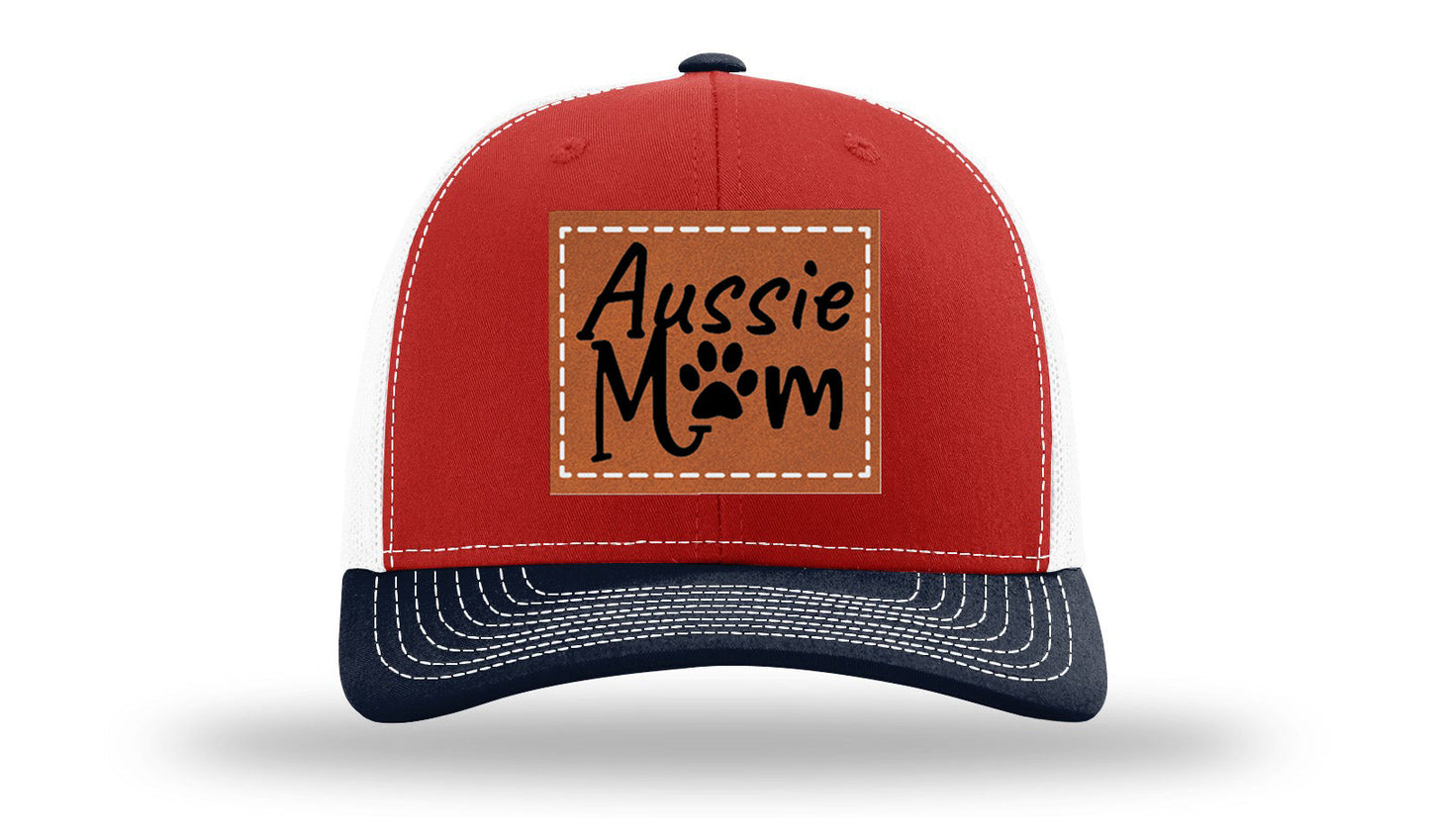 Aussie Mom Leather Patch Richardson 112 Hat