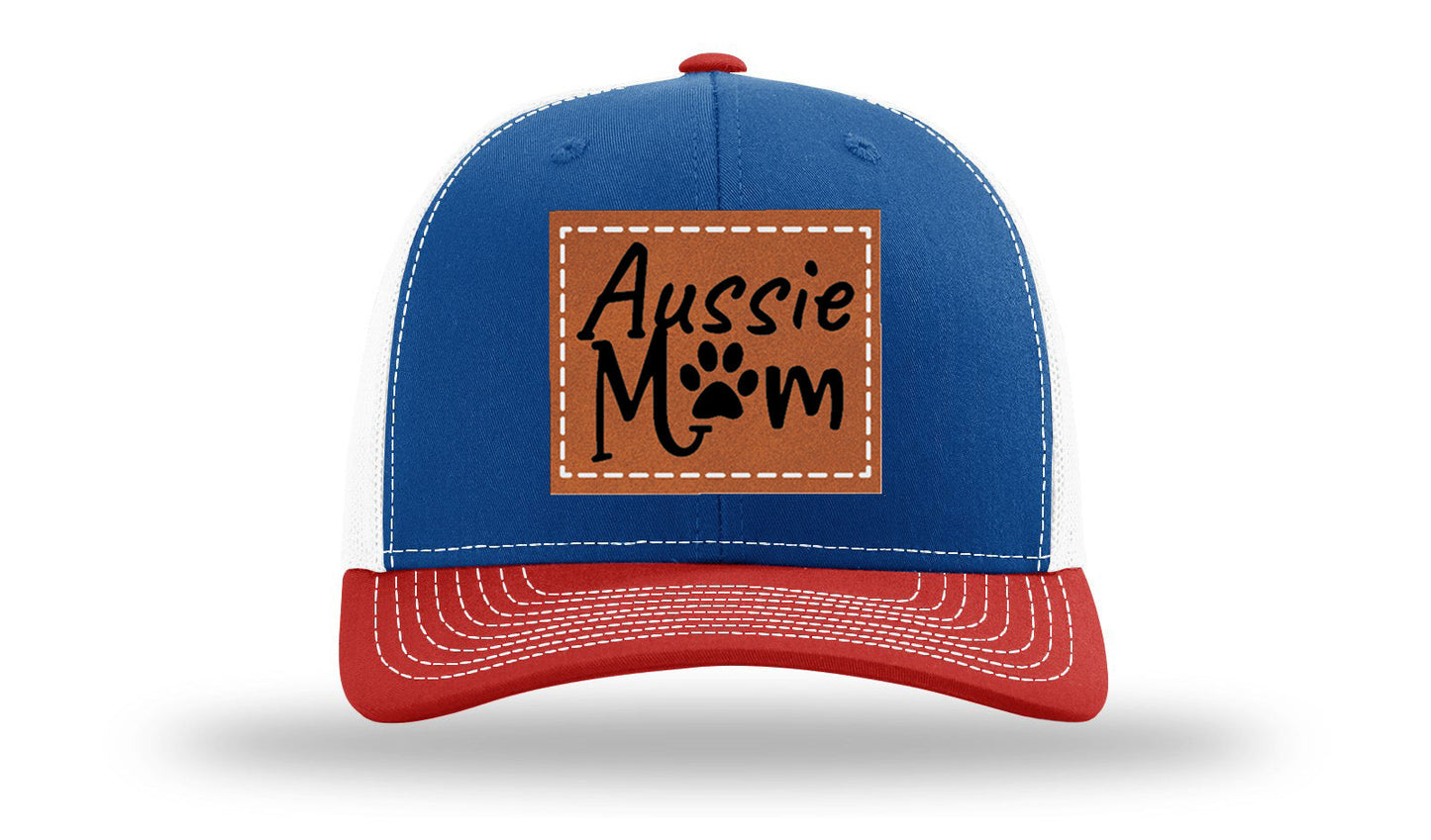 Aussie Mom Leather Patch Richardson 112 Hat