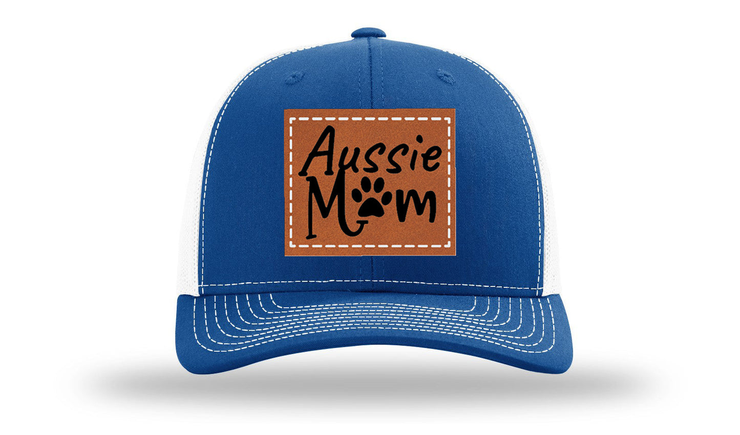 Aussie Mom Leather Patch Richardson 112 Hat