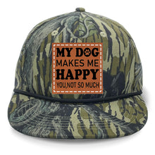 Load image into Gallery viewer, My Dog Makes Me Happy Leather Patch LOST Hat Co.
