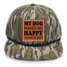 Load image into Gallery viewer, My Dog Makes Me Happy Leather Patch LOST Hat Co.
