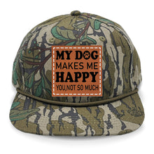 Load image into Gallery viewer, My Dog Makes Me Happy Leather Patch LOST Hat Co.
