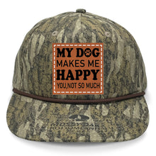 Load image into Gallery viewer, My Dog Makes Me Happy Leather Patch LOST Hat Co.
