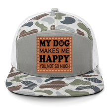 Load image into Gallery viewer, My Dog Makes Me Happy Leather Patch LOST Hat Co.
