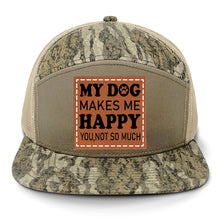 Load image into Gallery viewer, My Dog Makes Me Happy Leather Patch LOST Hat Co.
