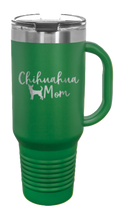 Load image into Gallery viewer, Chihuahua Mom 40oz Handle Mug Laser Engraved
