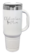 Load image into Gallery viewer, Chihuahua Mom 40oz Handle Mug Laser Engraved

