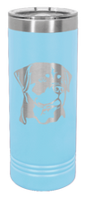 Load image into Gallery viewer, Rottweiler Laser Engraved Skinny Tumbler (Etched)
