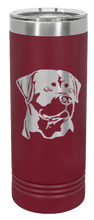 Load image into Gallery viewer, Rottweiler Laser Engraved Skinny Tumbler (Etched)
