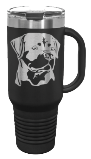 Rottweiler 40oz Handle Mug Laser Engraved