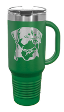 Load image into Gallery viewer, Rottweiler 40oz Handle Mug Laser Engraved
