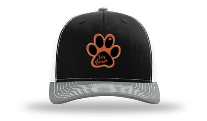 Fur Mama Leather Patch Richardson 112 Hat-Black / White / Heather Grey