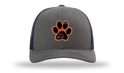 Fur Mama Leather Patch Richardson 112 Hat-Charcoal / Navy