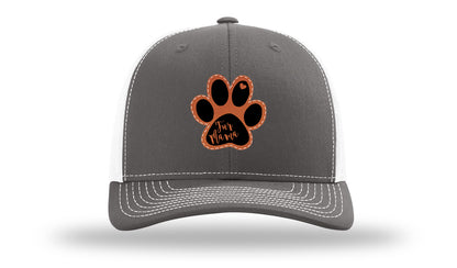Fur Mama Leather Patch Richardson 112 Hat-Charcoal / White