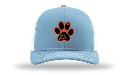 Fur Mama Leather Patch Richardson 112 Hat-Columbia Blue / White