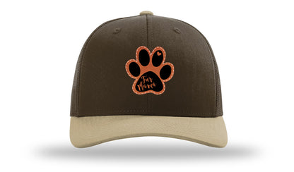 Fur Mama Leather Patch Richardson 112 Hat-Brown / Khaki - CMB