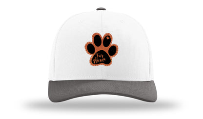 Fur Mama Leather Patch Richardson 112 Hat-White / Charcaol - CMB 