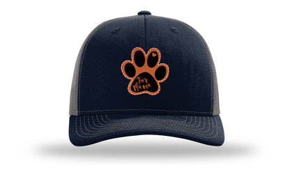 Fur Mama Leather Patch Richardson 112 Hat-Navy / Charcoal