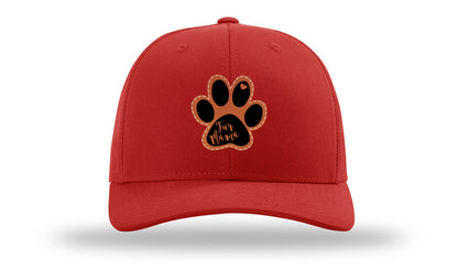 Fur Mama Leather Patch Richardson 112 Hat-Red