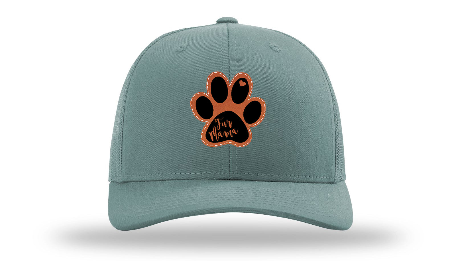 Fur Mama Leather Patch Richardson 112 Hat-Smoke Blue