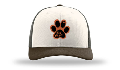 Fur Mama Leather Patch Richardson 112 Hat-Cream / Gray Brown / Brown