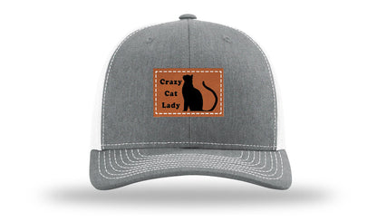 Crazy Cat Lady Leather Patch Richardson 112 Hat