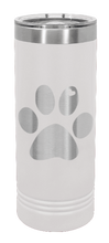 Load image into Gallery viewer, Paw Love Laser Engraved Skinny Tumbler (Etched)
