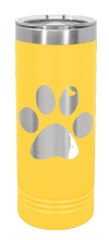 Load image into Gallery viewer, Paw Love Laser Engraved Skinny Tumbler (Etched)
