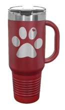 Load image into Gallery viewer, Paw Love 40oz Handle Mug Laser Engraved
