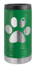 Load image into Gallery viewer, Paw Love Laser Engraved Slim Can Insulated Koosie
