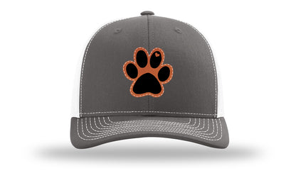 Paw Love Leather Patch Richardson 112 Hat-Charcoal / White