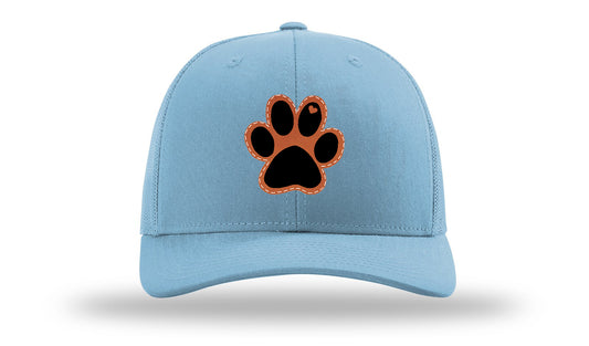 Paw Love Leather Patch Richardson 112 Hat-Columbia Blue