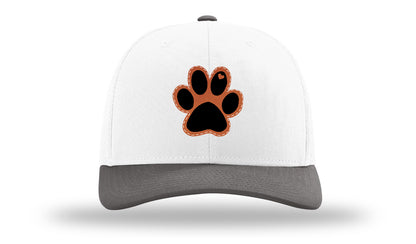 Paw Love Leather Patch Richardson 112 Hat-White / Charcaol - CMB 