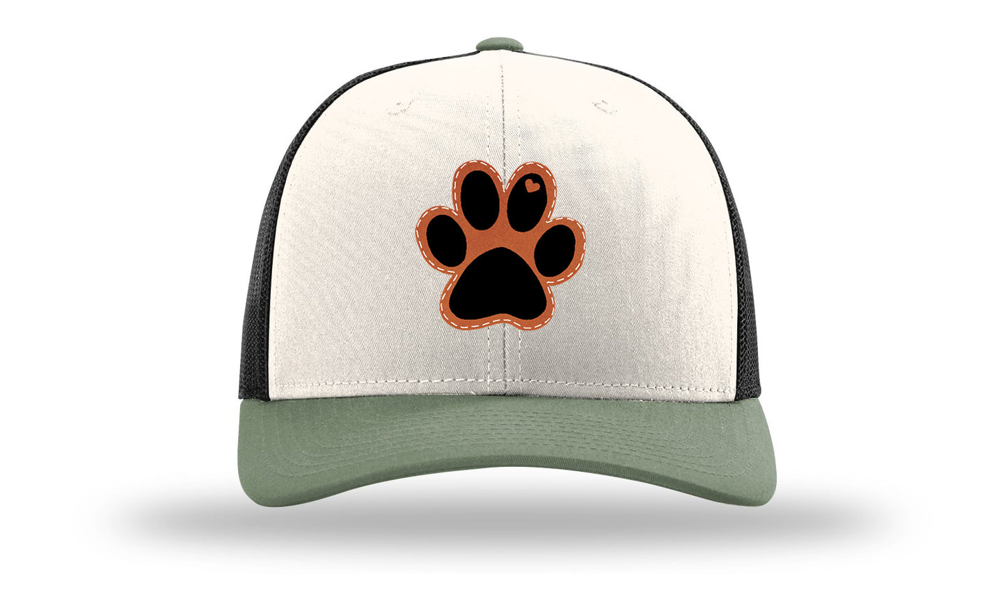 Paw Love Leather Patch Richardson 112 Hat-Cream / Black / Loden