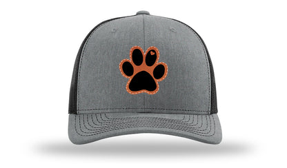 Paw Love Leather Patch Richardson 112 Hat-Heather Grey / Black