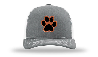 Paw Love Leather Patch Richardson 112 Hat-Heather Grey / White
