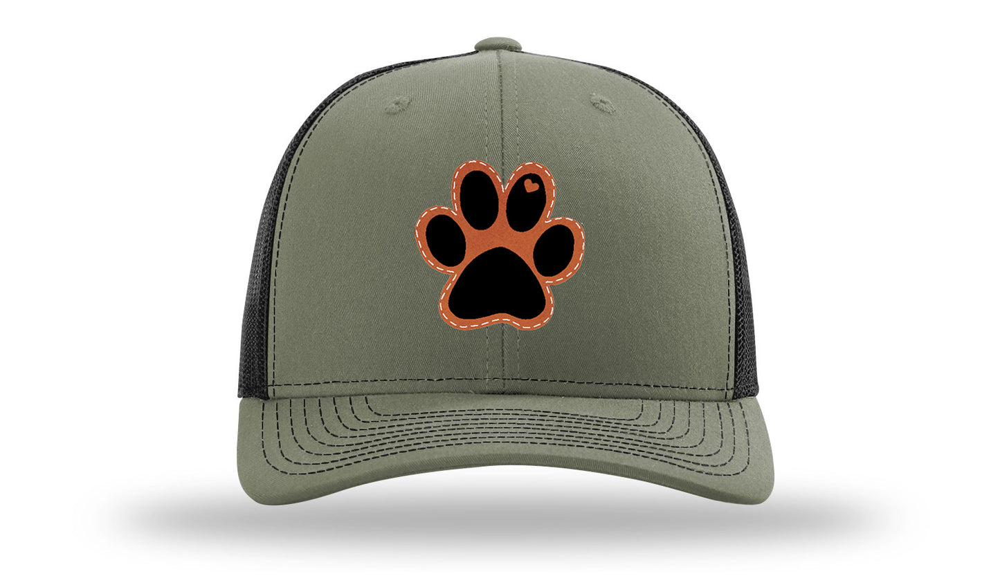 Paw Love Leather Patch Richardson 112 Hat-Loden / Black