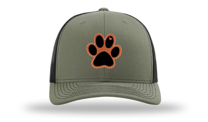 Paw Love Leather Patch Richardson 112 Hat-Loden / Black